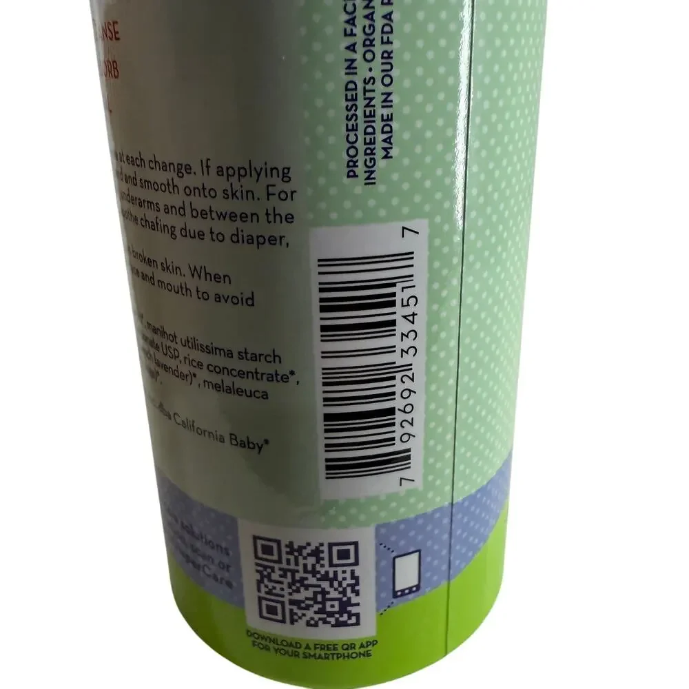 California Calming Organic Talc Free Powder